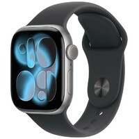 APPLE Watch S11 GPS 42mm Space Grey Aluminium Case with Black Sport Band - M / L meqx4rk / a