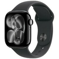 APPLE Watch S11 GPS 46mm Jet Black Aluminium Case with Black Sport Band - M/L meux4rk/a