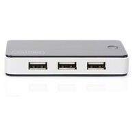 DIGITUS USB hub 2.0 7 porta sivi