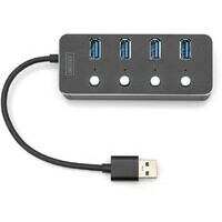 DIGITUS USB hub 4 3.0 porta sa prekidacima