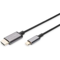 DIGITUS Kabl USB Tip C na HDMI 4K 1.8m crni