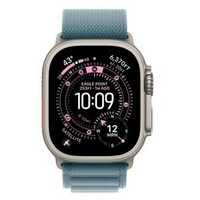 APPLE Watch Ultra 3 Cellular 49mm Natural Titanium Case with Light Blue Alpine Loop - Large mewp4se/a