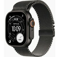 APPLE Watch Ultra 3 Cellular 49mm Black Titanium Case with Black Titanium Milanese Loop - Medium mf1q4se / a