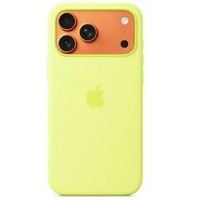 APPLE iPhone 17 Pro Max Silicone Case with MagSafe – Neon Yellow mgfm4zm / a