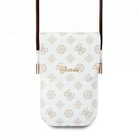 GUESS Leather Phone bag White