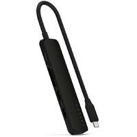 SATECHI 6-in-1 USB-C Slim Multiport Adapter - Black