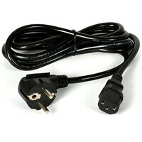 E-GREEN Kabl naponski za Računar 2m Crni 3x0.75mm