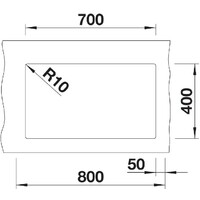BLANCO SUBLINE 700-U VULKAN SIVA 527356