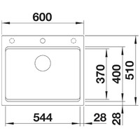 BLANCO ETAGON 6 BLACK EDITION 526339
