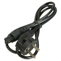 E-GREEN Kabl naponski za LAP TOP - Detelina 1.8m, 3x0.75mm crni