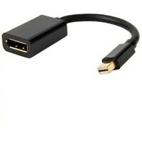 E-GREEN Adapter Mini Display port (M) - Display Port (F) crni
