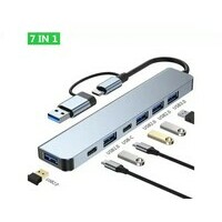 E-GREEN USB 3.1 tip C - HUB Superbrzi 7port USB 3.0 