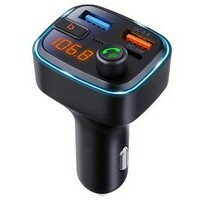 Xwave BT 20 FM transmiter za auto, BT, LED, USB, 3D Surround, USB-TypeC PD30W+QC3.0 brzo punjenje
