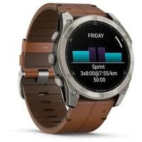 GARMIN Fenix 8 51mm Sapphire Chestnut Leather