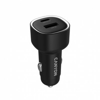 CANYON OnDrive 48 PD 48W USB-A+USB-C Black CNE-CCABR3AC