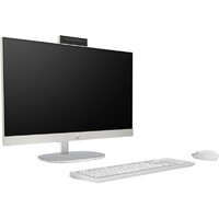 HP All-in-One 24-cr0009ny, AMD Ryzen 5 7520U, 16GB, 512GB,23.8inch IPS AG FHD, DOS, Shell white (9S7Y2EA)