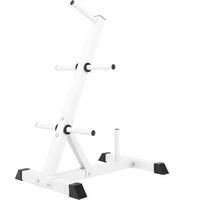 GORILLA SPORTS Stalak za tegove (Iskoseni  /  Beli  /  do 200 kg)