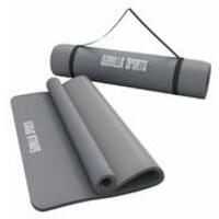 GORILLA SPORTS Prostirka za vezbanje (190 x 100 x 1,5 cm / Siva)