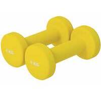 GORILLA SPORTS Set bucica za aerobik (2 x 4 kg / Zuti)