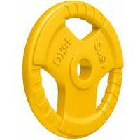 GORILLA SPORTS Gumirani olimpijski teg (15 kg  /  Zuti)