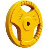 GORILLA SPORTS Gumirani teg (15 kg  /  Zuti)