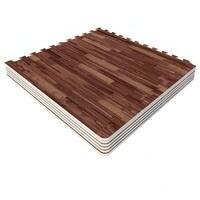 GORILLA SPORTS Tatami strunjaca (6 delova + 12 Ivica / Tamna boja drveta)