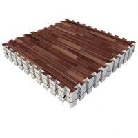 GORILLA SPORTS Tatami strunjaca (8 delova / Tamna boja drveta)