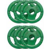 GORILLA SPORTS Set gumiranih olimpijskih tegova (6 x 5 kg)