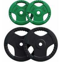 GORILLA SPORTS Set gumiranih tegova (2x5 kg i 2x10 kg)