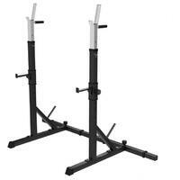 GORILLA SPORTS Podesivi stalak za cucnjeve i sipku + Rucke za propadanja