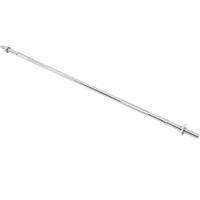 GORILLA SPORTS Duga hromirana sipka za tegove (170 cm + 2 zvezdaste matice)