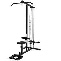 GORILLA SPORTS Multifunkcionalna lat masina (Crna)