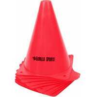 GORILLA SPORTS Set od 10 cunjeva za trening (17 cm  /  Narandzasti)