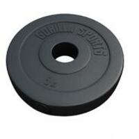 GORILLA SPORTS Plasticni olimpijski tegovi (5 kg)