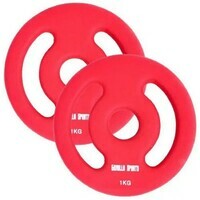 GORILLA SPORTS Set od 2 gumirana tega 30 mm (2 x 1 kg)
