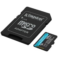 KINGSTON CanvasGo!Plus SDCG4, MicroSD 128GB+adapter, UHS-I, Class 10 