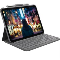 Logitech Slim Folio Keyboard Case for iPad (10th gen) - Grey - US