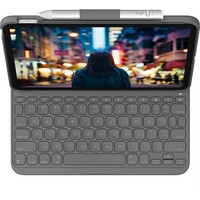 Logitech Slim Folio Keyboard Case for iPad (10th gen) - Grey - US