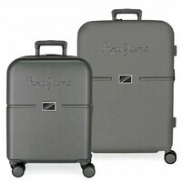 PEPE JEANS  ACCENT set kofera 2/1 tamno siva