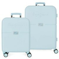 PEPE JEANS  ACCENT set kofera 2 / 1 sky blue