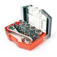 WURTH Set umetaka i nasadnika sa racnom, 17 komada