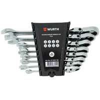WURTH Set okasto-viljuskastih klju. flex.racna, 8 kom