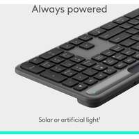 LOGITECH K980 Signature Slim Solar + Wireless Graphite for Business 920-013779