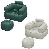 BESTWAY Comfi Cube fotelja na naduvavanje sa tabureom 107×99×80