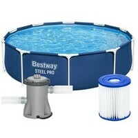 BESTWAY Steel Pro Frame Pool sa metalnim ramom 305×76 cm set sa pumpom