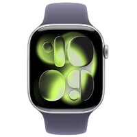 APPLE Watch S11 Cellular 42mm Silver Aluminium Case with Purple Fog Sport Band - S/M mf8h4rk/a