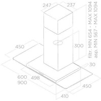 ELICA FLAT GLASS IX/A/90