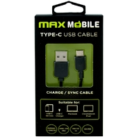 MAX MOBILE  USB 2.0 TYPE C 2m crni