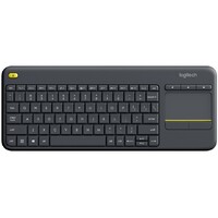 LOGITECH K400 PLUS WIRELESS TOUCH KEYBOARD BLACK YU 920-008385