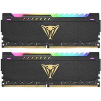 Patriot Vipe Steel RGB BLACK Dual DDR4 16GB 2x8GB 3600MHZ Channel PVSR416G360C0K